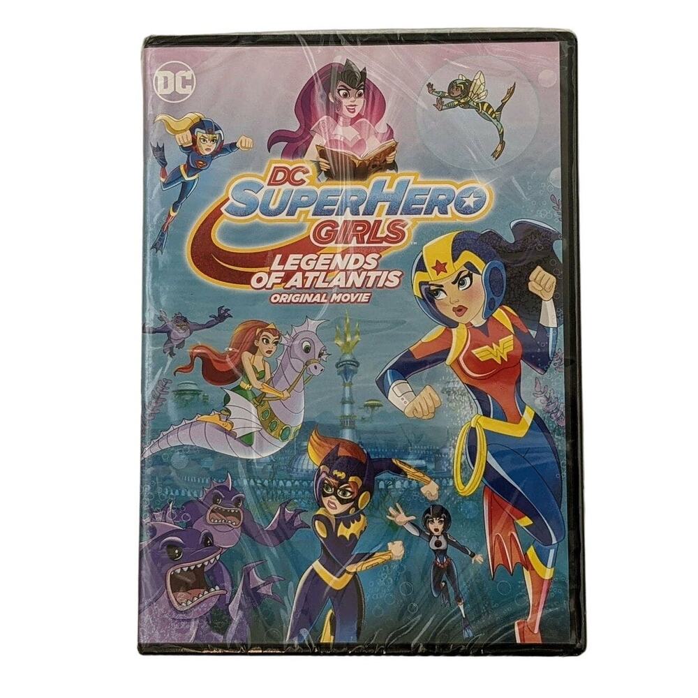 DC Super Hero Girls Legends of Atlantis DVD 2018 Animated Movie New Sealed